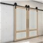 Holzschiebetür Barn-Line - Eiche und Weiss Model 4006 Holzschiebetür Barn-Line - Eiche und Weiss Model 4006
