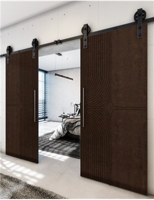 Holzschiebetür Barn-Line - Wenge Model 4017