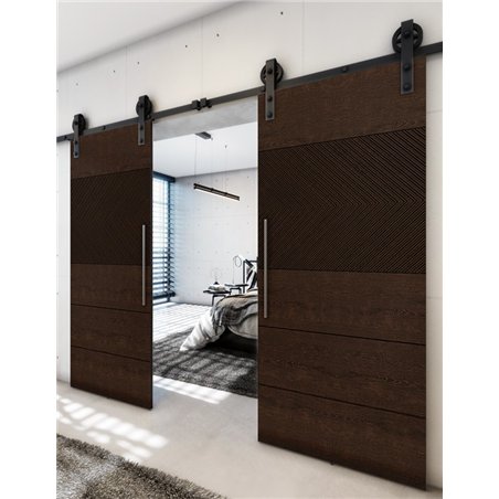 Holzschiebetür Barn-Line - Wenge Model 4020