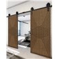 Holzschiebetür Barn-Line - Nussbaum Model 4084 Holzschiebetür Barn-Line - Nussbaum Model 4084