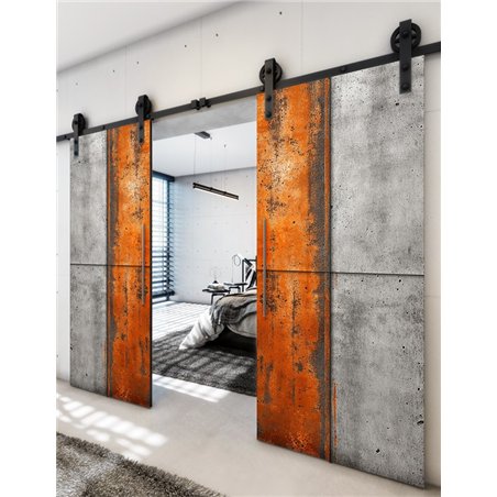 Holzschiebetür Barn-Line - Industrie Model 4007