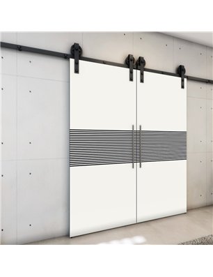 Holzschiebetür Barn-Line - Design-Linien  Model 4013-3