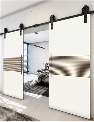 Holzschiebetür Barn-Line - Design-Linien Model 4019
