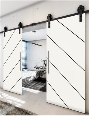 Holzschiebetür Barn-Line - Design-Linien Model 4076