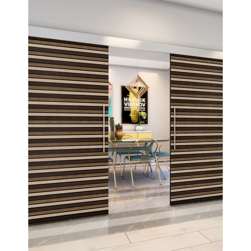 Holzschiebetür Eco-Line - Holz-Mix Model 4014 Holzschiebetür Eco-Line - Holz-Mix Model 4014