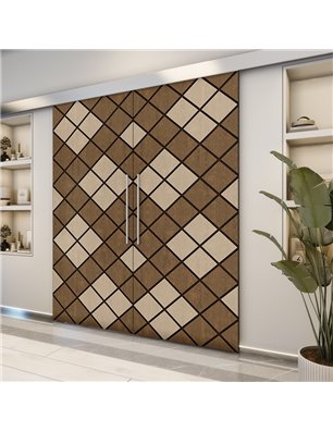 Holzschiebetür Eco-Line - Holz-Mix  Model 4025-2