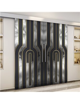 Holzschiebetür Eco-Line - Holz-Mix  Model 4056-3