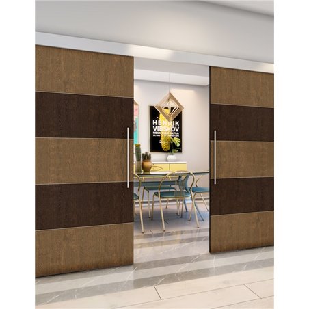 Holzschiebetür Eco-Line - Holz-Mix Model 4066