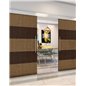 Holzschiebetür Eco-Line - Holz-Mix Model 4066 Holzschiebetür Eco-Line - Holz-Mix Model 4066