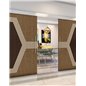 Holzschiebetür Eco-Line - Holz-Mix Model 4079 Holzschiebetür Eco-Line - Holz-Mix Model 4079