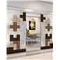 Holzschiebetür Eco-Line - Holz-Mix Model 4081 Holzschiebetür Eco-Line - Holz-Mix Model 4081