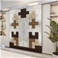 Holzschiebetür Eco-Line - Holz-Mix Model 4081 Holzschiebetür Eco-Line - Holz-Mix Model 4081