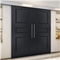 Holzschiebetür Eco-Line - Schwarz Model 4021 Holzschiebetür Eco-Line - Schwarz Model 4021