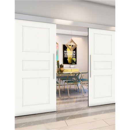 Holzschiebetür Eco-Line - Weiss Model 4021