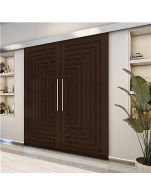 Holzschiebetür Eco-Line - Wenge  Model 4001-2