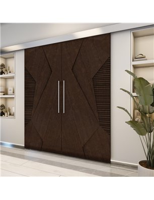 Holzschiebetür Eco-Line - Wenge  Model 4033-2
