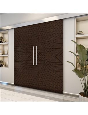 Holzschiebetür Eco-Line - Wenge  Model 4045-2