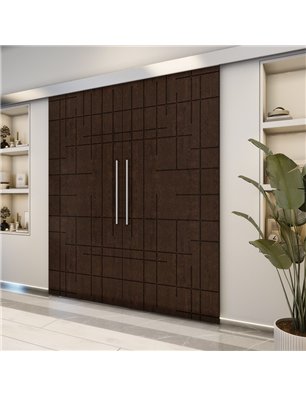 Holzschiebetür Eco-Line - Wenge  Model 4087-2