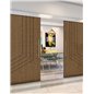 Holzschiebetür Eco-Line - Nussbaum Model 4073 Holzschiebetür Eco-Line - Nussbaum Model 4073