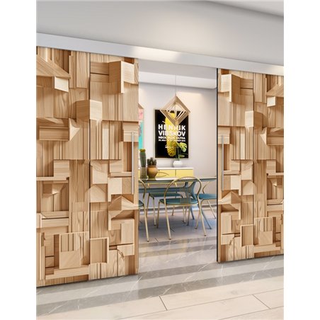 Holzschiebetür Eco-Line - Holzkunst Model 4001