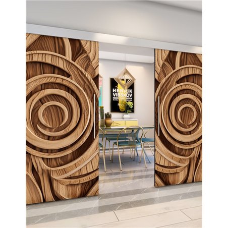 Holzschiebetür Eco-Line - Holzkunst Model 4004