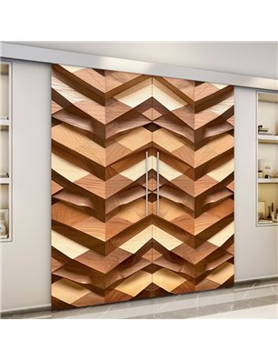 Holzschiebetür Eco-Line - Holzkunst  Model 4010-3