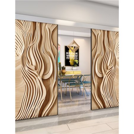 Holzschiebetür Eco-Line - Holzkunst Model 4018