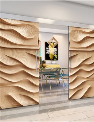 Holzschiebetür Eco-Line - Holzkunst  Model 4021
