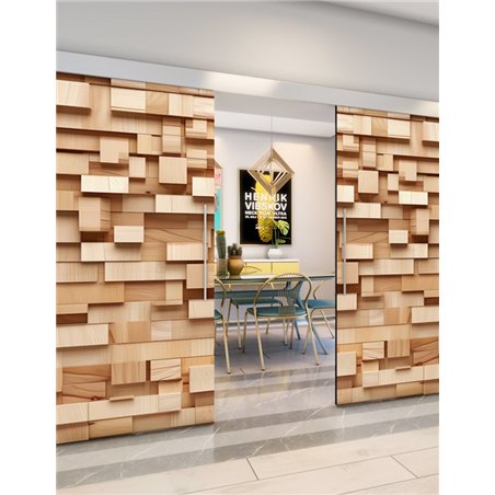 Holzschiebetür Eco-Line - Holzkunst Model 4022
