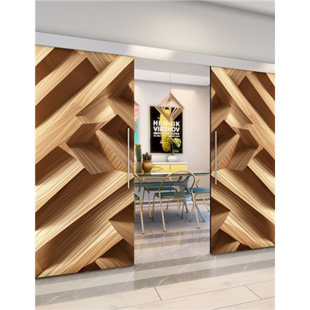 Holzschiebetür Eco-Line - Holzkunst Model 4025