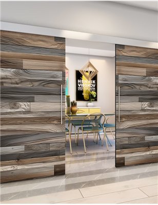 Holzschiebetür Eco-Line - Holzkunst Model 4033