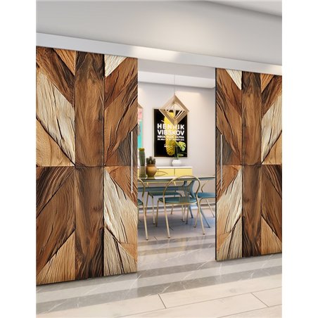 Holzschiebetür Eco-Line - Holzkunst Model 4048