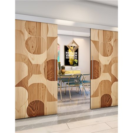 Holzschiebetür Eco-Line - Holzkunst Model 4051