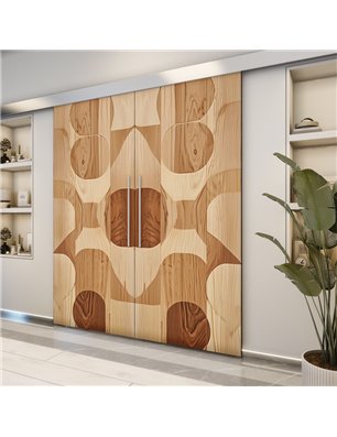 Holzschiebetür Eco-Line - Holzkunst  Model 4051-2