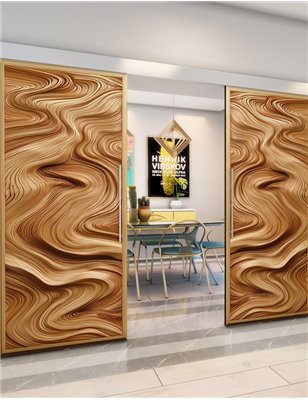 Holzschiebetür Eco-Line - Holzkunst Model 4052