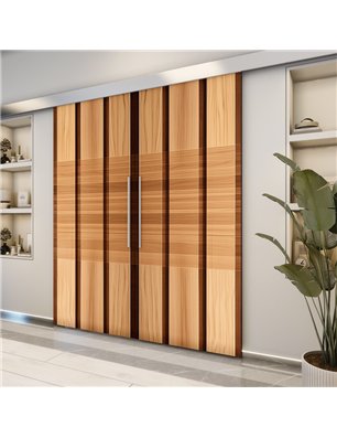 Holzschiebetür Eco-Line - Holzkunst  Model 4053-2