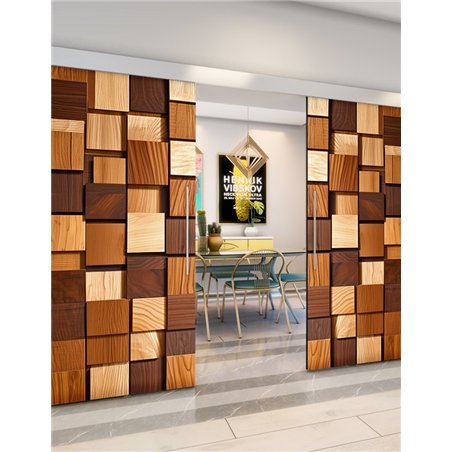 Holzschiebetür Eco-Line - Holzkunst Model 4061
