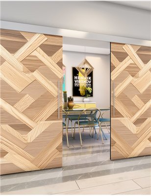 Holzschiebetür Eco-Line - Holzkunst Model 4063