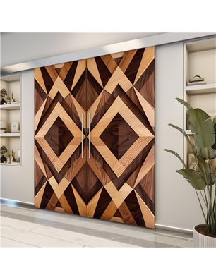 Holzschiebetür Eco-Line - Holzkunst  Model 4065-2