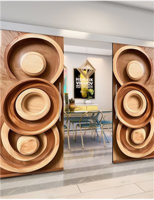 Holzschiebetür Eco-Line - Holzkunst Model 4070