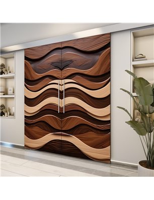 Holzschiebetür Eco-Line - Holzkunst  Model 4072-2