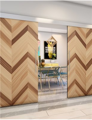 Holzschiebetür Eco-Line - Holzkunst Model 4074