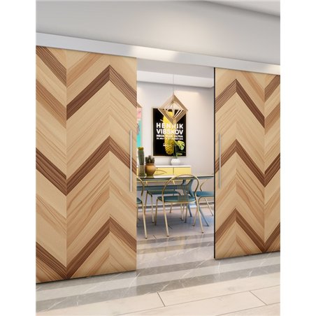 Holzschiebetür Eco-Line - Holzkunst Model 4074
