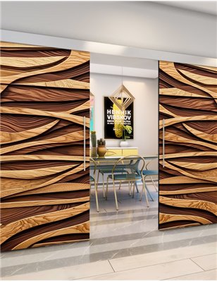 Holzschiebetür Eco-Line - Holzkunst Model 4082