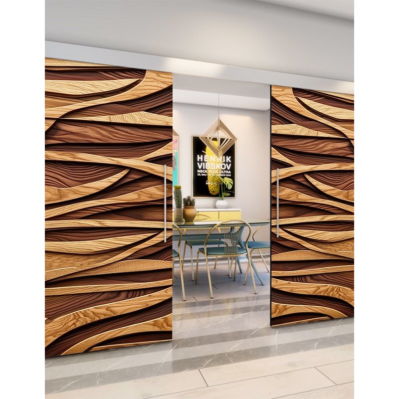 Holzschiebetür Eco-Line - Holzkunst Model 4082 Holzschiebetür Eco-Line - Holzkunst Model 4082