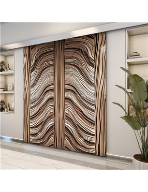 Holzschiebetür Eco-Line - Holzkunst  Model 4094-2