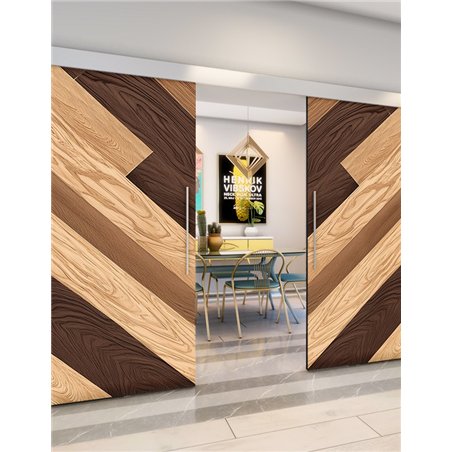 Holzschiebetür Eco-Line - Holzkunst Model 4098