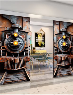 Holzschiebetür Eco-Line - Vintage Model 4021