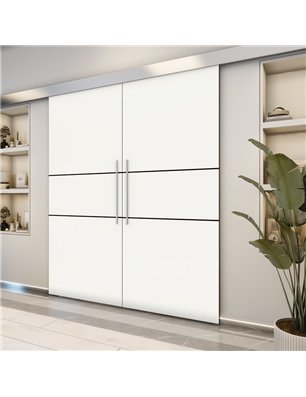 Holzschiebetür Eco-Line - Design-Linien  Model 4008-2