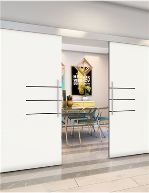 Holzschiebetür Eco-Line - Design-Linien  Model 4012